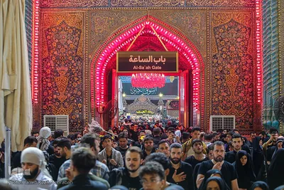 آستان مقدس علوی در ایام اربعین