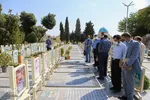 تجدید میثاق جهادگران جهاد دانشگاهی در اصفهان با شهدا