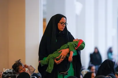 مراسم شیرخوارگان در حرم مطهر شاهچراغ(ع)