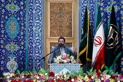 مرتضی طاهری در مراسم جشن میلاد حضرت رسول اکرم(ص) در حرم مطهر حضرت عبدالعظيم حسنی (ع)