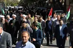 راهپیمایی بشارت نصر در شهرستان اهر