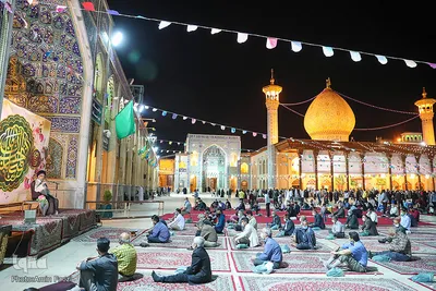 جشن نیمه شعبان در حرم مطهر شاهچراغ(ع)