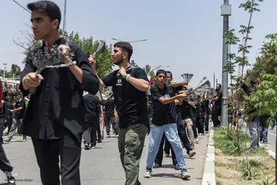 عزاداری عاشورای حسینی در کرج‎