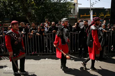 مراسم عزاداری تاسوعا حسینی در حرم مطهر رضوی