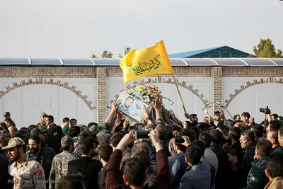 استقبال از شهید مدافع حرم «اکبر زوار جنتی» در تبریز