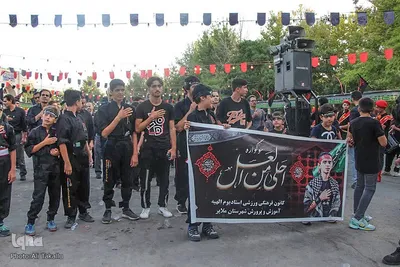 سوگواری «احلی من العسل» به یاد حضرت قاسم ابن الحسن(ع) در ملایر‎