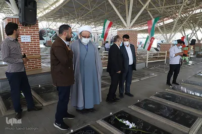 تجدید میثاق منتخبان مردم تبریز در انتخابات شورای اسلامی شهر با شهدا‎‎
