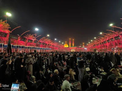 حال و هوای بین الحرمین در شام شهادت حضرت زینب(س)