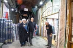 بازدید امام جمعه تبریز از بازار تبریز