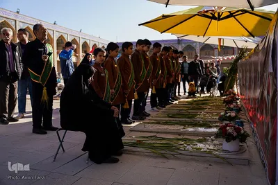 مراسم گلاب شویی ضریح مطهر حرم حضرت شاهچراغ (ع)‎‎