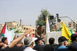 تشییع پیکر ۶۰ شهید اقتدار در تهران