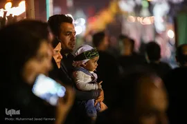 مراسم عزاداری شب عاشورای حسینی در تهران