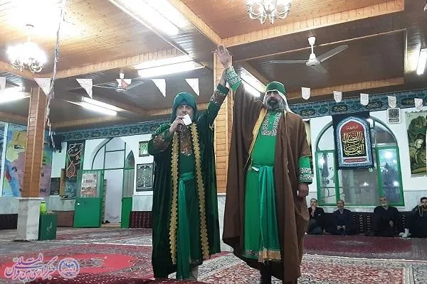 هشتمین شب از برگزاری چهاردهمین سوگواره تعزیه «غریب» شهرستان نور