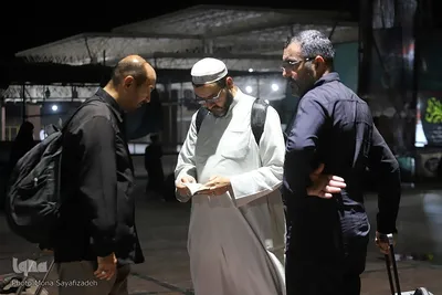 تردد شبانه زوار در مرز شلمچه