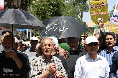 راهپیمایی روز قدس-اراک/عکاس:طه نظیری
