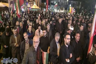 سی و یکمین شب اجتماع و راهپیمایی مردم بابلسر