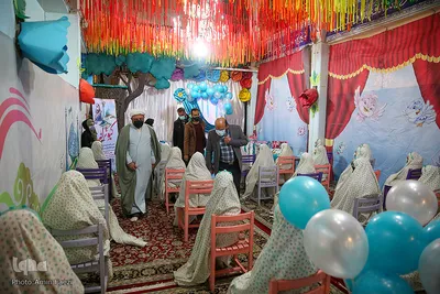 آیین جشن تکلیف دختران در حرم مطهر حضرت شاهچراغ(ع)