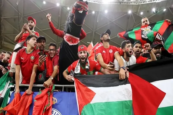 سرکوب جشن فلسطینیان به مناسبت پیروزی مراکش در بیت‌المقدس