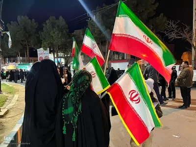 اجتماع حماسی مردم گلپایگان در دفاع از وطن