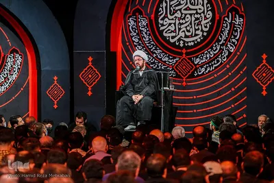 حسینیه ایران؛ پنجمین شب عزاداری در هیئت آیین حسینی
