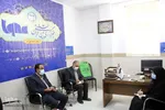 بازدید دریجانی، مدیرکل بیمه سلامت استان از ایکنا یزد