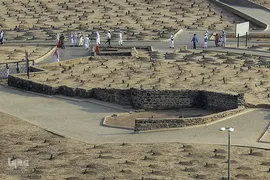 مزار مطهر حضرات معصومین(امام حسن، امام سجاد، امام محمدباقر و امام صادق (علیهم السلام) در قبرستان بقیع