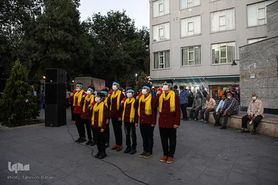 جشن خیابانی دهه کرامت در تهران