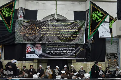 مراسم چهلمین روز ارتحال آیت الله هاشمی شاهرودی در قم