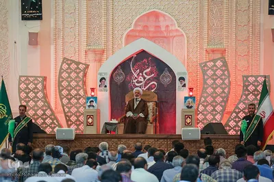 مراسم دعای عرفه در حرم مطهر شاهچراغ (ع)