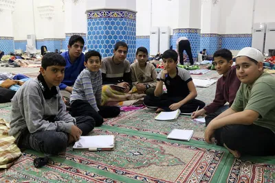 مراسم اعتکاف در مسجد ملااسماعیل یزد