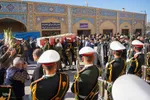 تشییع پیکر مطهر سرهنگ شهید احسان بخشنده در شیراز
