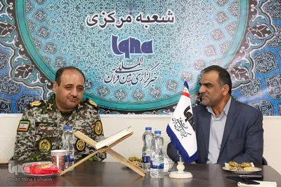 بازدید ارشد نظامی ارتش در استان مرکزی از خبرگزاری ایکنا