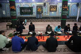 کاروان قرآنی انقلاب در حسینیه حضرت ابالفضل(ع) کوی هدایتی بندر لنگه