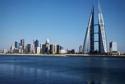 Zeremonie zu Aufnahme von diplomatischen Beziehungen mit Bahrain