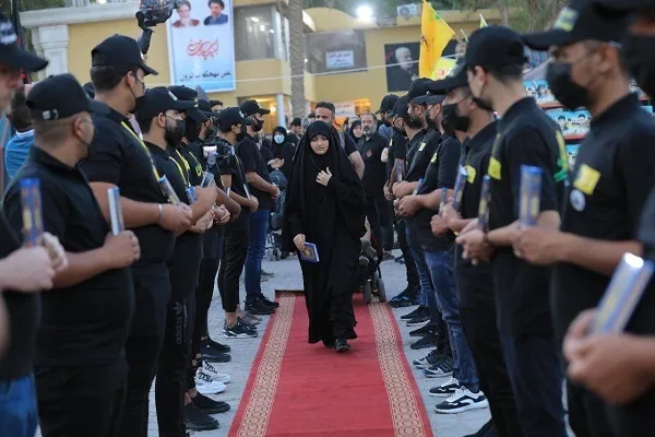Perpisahan Qurani rakyat Iraq dari jemaah ziarah Arbain antarabangsa + Gambar