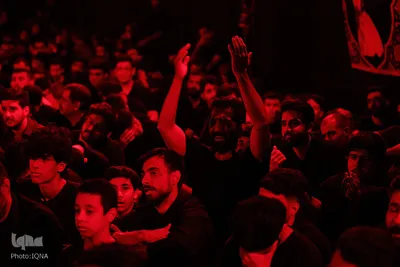 عزاداری شب عاشورای حسینی در هیئت بهشت العباس قم