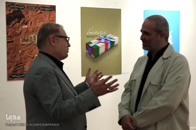 مراسم افتتاحیه نمایشگاه عکس و پوستر «گنج جنگ» در خانه هنرمندان ایران