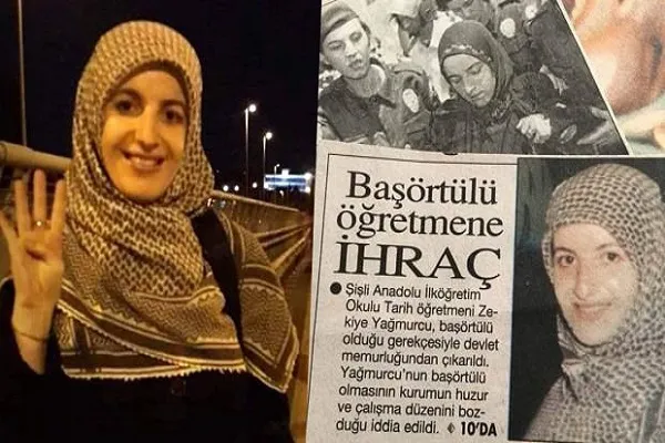 «زکیه یاغمورجو»، سمبل دفاع از حجاب در ترکیه