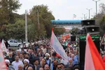 راهپیمایی ضد صهیونیستی در حمایت از مردم مظلوم فلسطین در ملایر