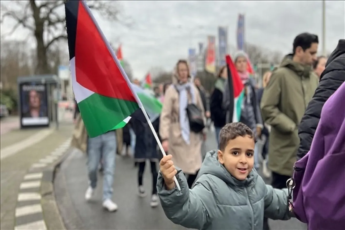 ‘ICC Do Your Job’: Protesters in The Hague Urge Probe into Israeli Crimes in Gaza
