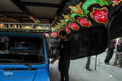 عزاداری حسینی در شب هشتم محرم/ شوشتر