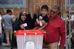 مرحله دوم انتخابات ریاست‌جمهوری در میدان نقش جهان اصفهان