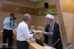 دیدار اعضاء خیریه ملی ناجیان ماندگار بهشت فارس با آیت الله دژکام‎‎