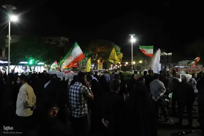 تجمع مردمی محکومیت تجاوز آمریکا به کشور در تبریز