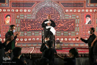 عزاداری شب عاشورا در هیئت محبان ثارالله - شیراز