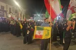 یکصد و سومین شب وفاداری مردم  در  حماسه میدان شهدای شهرستان بابلسر‌