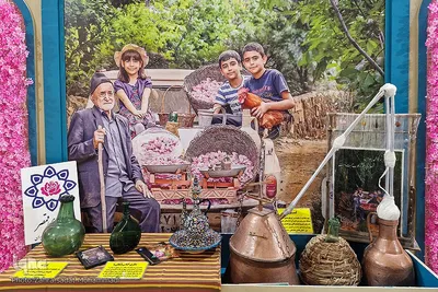 گذری بر غرفه میراث فرهنگی کاشان در نمایشگاه گردشگری تهران