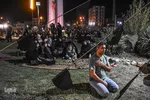 عزاداری شب هشتم محرم در سمنان‎