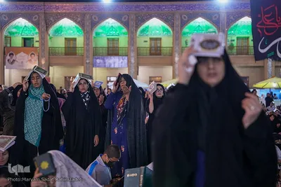 احیای شب ۲۱ رمضان در حرم شاهچراغ(ع)