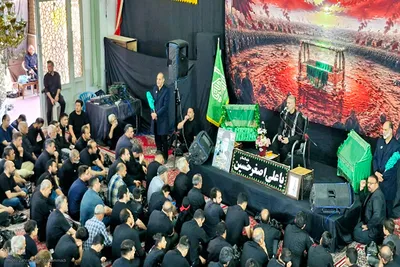 تجدید عهد شیرخوارگان فین کاشان با کوچکترین شهید کربلا